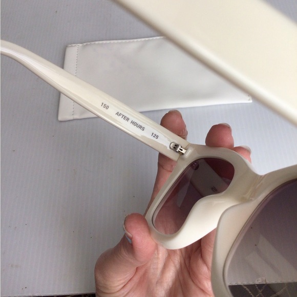 NEW! Rare Quay Australia After Hours  Bone Ivory Sunglasses - Picture 4 of 5